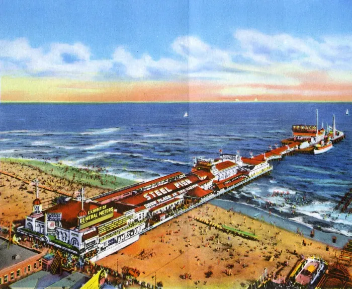 Framed Print : Atlantic City Steel Pier, New Jersey Framed Print : Atlantic City Steel Pier, New Jersey