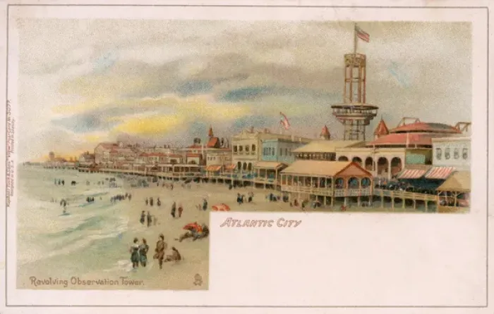 Framed Print : Atlantic City, USA - The Revolving Observation Tower Framed Print : Atlantic City, USA - The Revolving Observation Tower