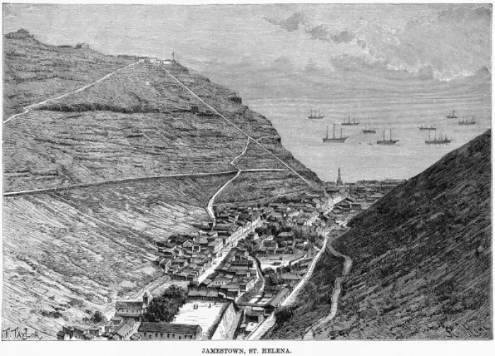 Framed Print : Atlantic Saint Helena Framed Print : Atlantic Saint Helena