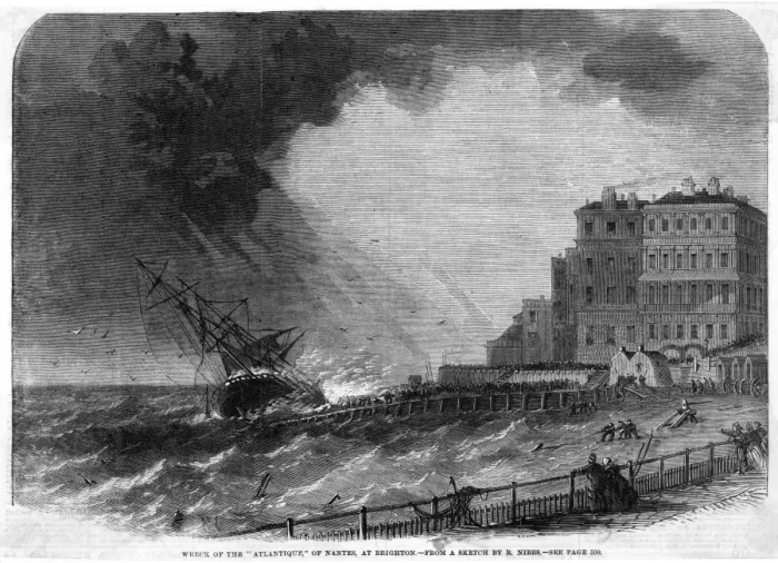 Framed Print : Atlantique Wrecked Framed Print : Atlantique Wrecked