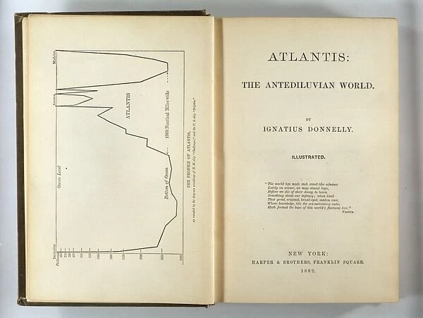 Atlantis  /  Donnelly. Ignatius Donnelly's landmark book on Atlantis ; the