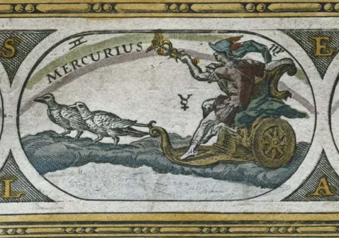 Framed Print : Atlas Novus, 17th c Planet Mercury