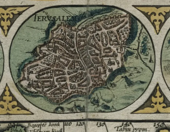 Framed Print : Atlas Novus. Asia, 17th c Jerusalem Framed Print : Atlas Novus. Asia, 17th c Jerusalem