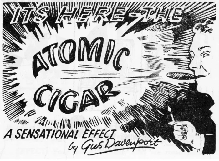 Framed Print : Atomic Cigar Framed Print : Atomic Cigar