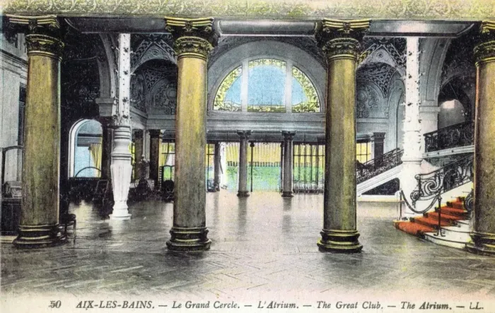 Framed Print : Atrium in Le Grand Cercle (Grand Casino) Aix Le Bains Framed Print : Atrium in Le Grand Cercle (Grand Casino) Aix Le Bains
