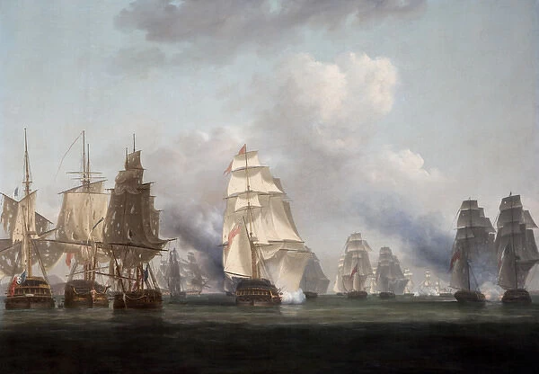 Attack of the French Squadron under Mons