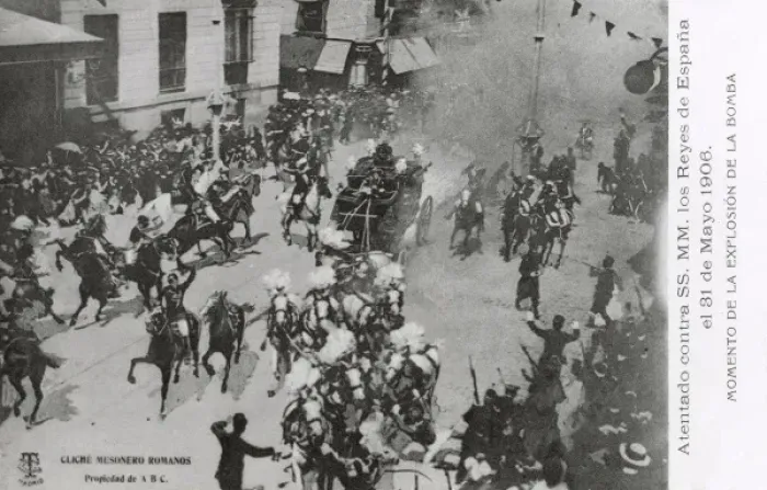 Framed Print : Attempt to assassinate King Alfonso XIII of Spain Framed Print : Attempt to assassinate King Alfonso XIII of Spain