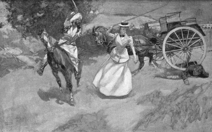 Framed Print : An attempted assassination at Sibi, India Framed Print : An attempted assassination at Sibi, India
