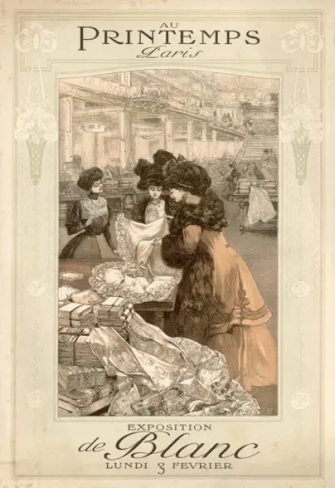 Framed Print : Au Printemps, Paris Framed Print : Au Printemps, Paris