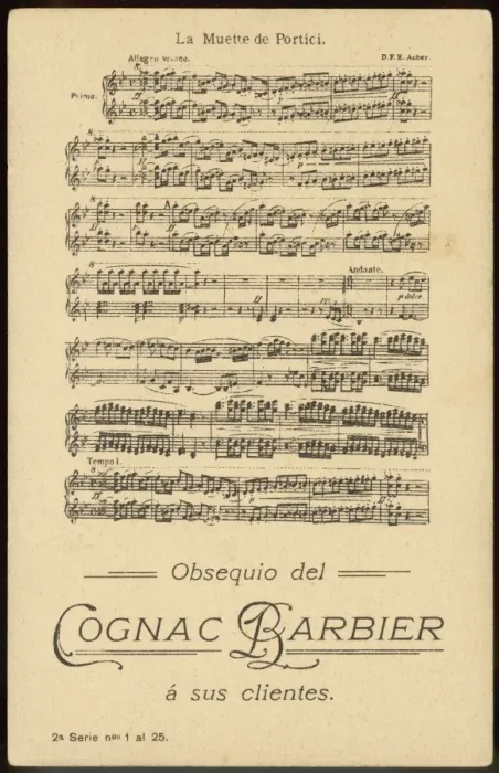 Framed Print : Auber Score / Muette Framed Print : Auber Score / Muette