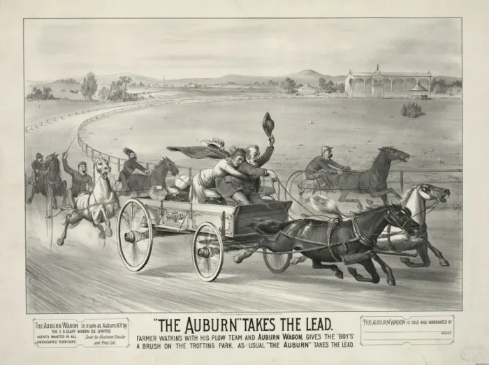 Framed Print : The Auburn takes the lead Framed Print : The Auburn takes the lead