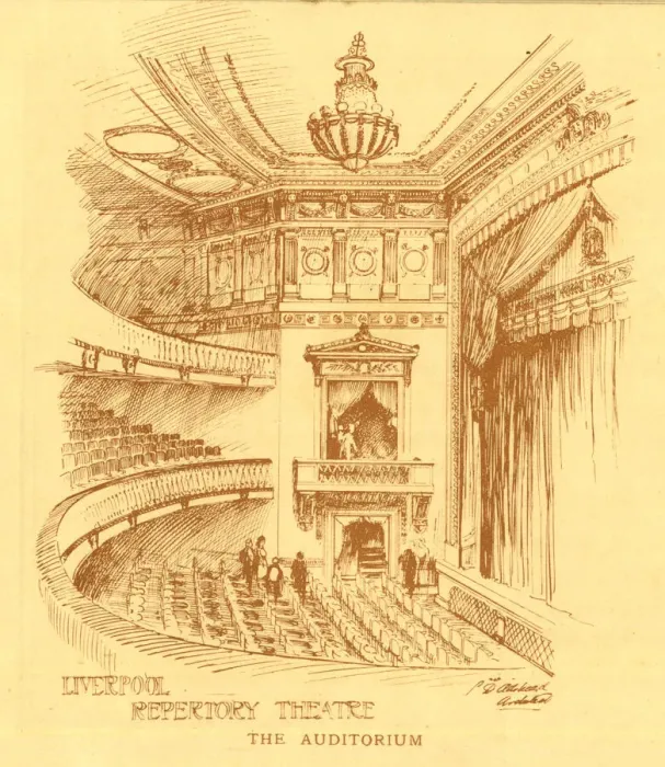 Framed Print : The Auditorium, Liverpool Repertory Theatre Framed Print : The Auditorium, Liverpool Repertory Theatre