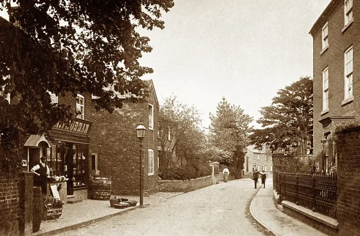 Framed Print : Audlem early 1900s Framed Print : Audlem early 1900s