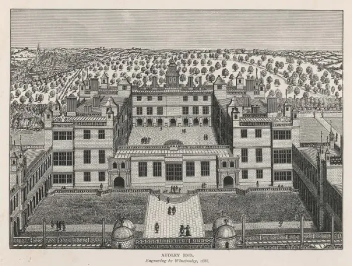 Framed Print : Audley End / Essex / 1688 Framed Print : Audley End / Essex / 1688