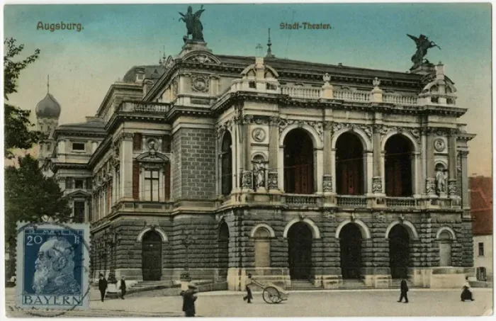 Framed Print : Augsburg Stadt-Theater Framed Print : Augsburg Stadt-Theater