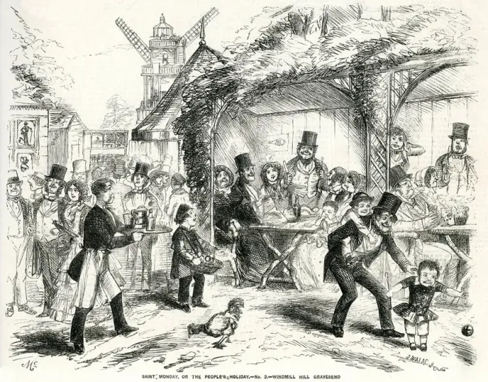 Framed Print : August Bank Holiday 1855 Framed Print : August Bank Holiday 1855