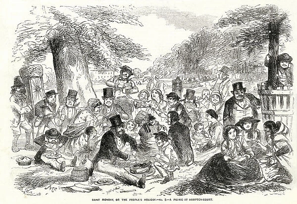 August Bank Holiday, Hampton Court 1855