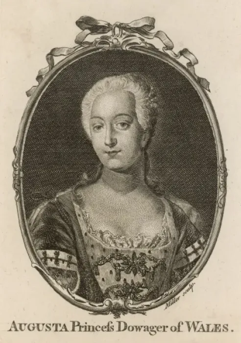 Framed Print : Augusta of Saxe-Gotha, Princess of Wales Framed Print : Augusta of Saxe-Gotha, Princess of Wales