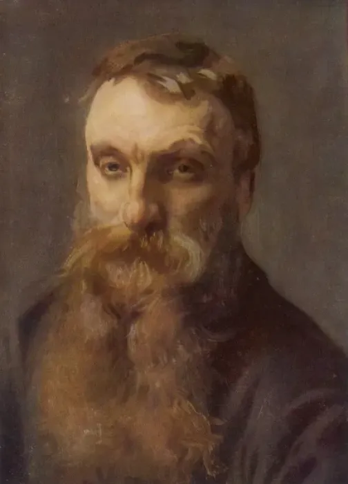 Framed Print : Auguste Rodin, French sculptor
