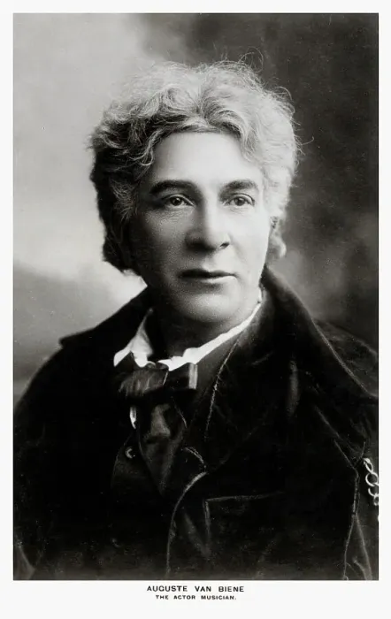 Framed Print : Auguste Van Biene - Dutch Actor, Musician and Composer Framed Print : Auguste Van Biene - Dutch Actor, Musician and Composer