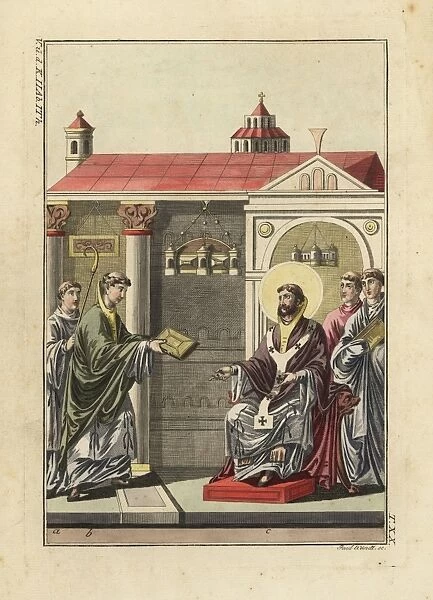 Augustin, Archbishop of Canterbury, receiving