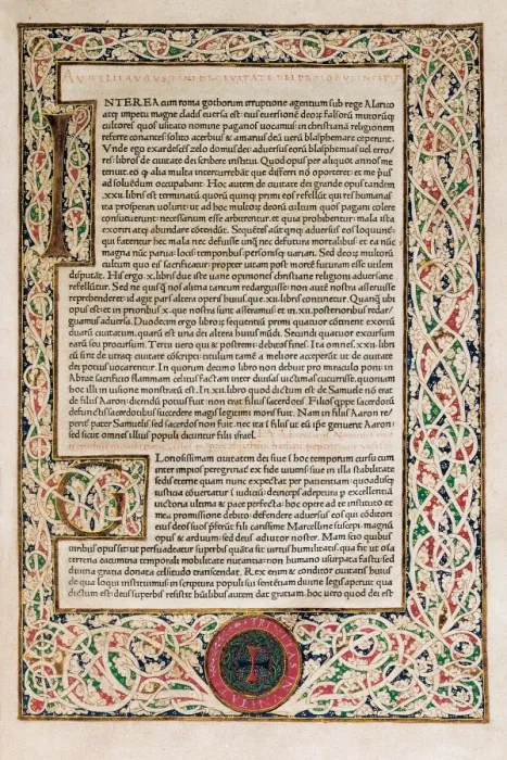 Framed Print : AUGUSTINE, Saint (354-430) Framed Print : AUGUSTINE, Saint (354-430)