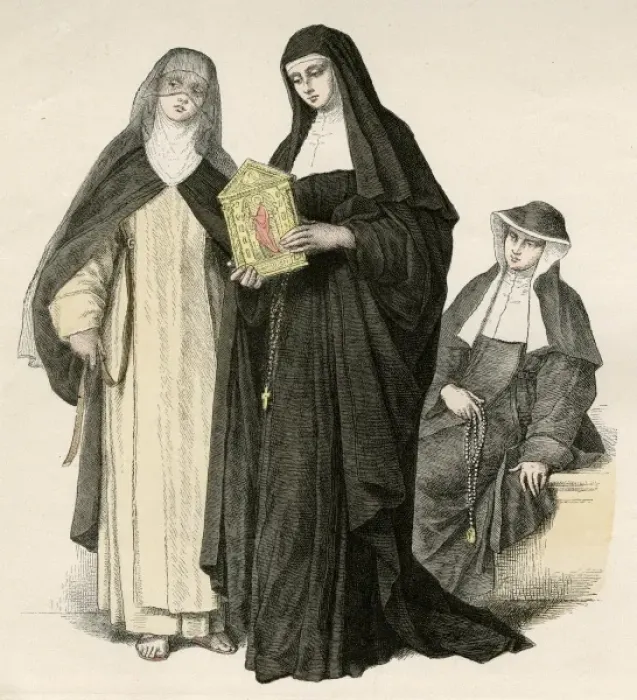 Framed Print : Augustinian Nuns Framed Print : Augustinian Nuns