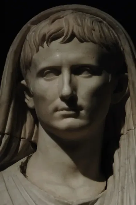Framed Print : Augustus (61 B. C. -14 A. D) as Pontifex Maximus Framed Print : Augustus (61 B. C. -14 A. D) as Pontifex Maximus