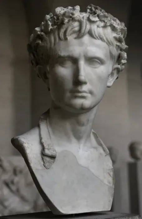 Framed Print : Augustus (63 BC A?i? 14 AD). The first Emperor. Augustus we Framed Print : Augustus (63 BC A?i? 14 AD). The first Emperor. Augustus we