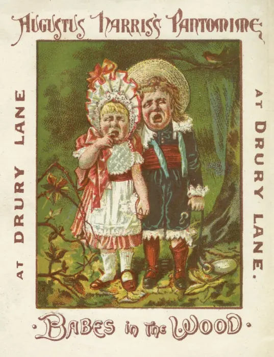 Framed Print : Augustus Harriss pantomime, Babes in the Wood, Drury Lane, London Framed Print : Augustus Harriss pantomime, Babes in the Wood, Drury Lane, London