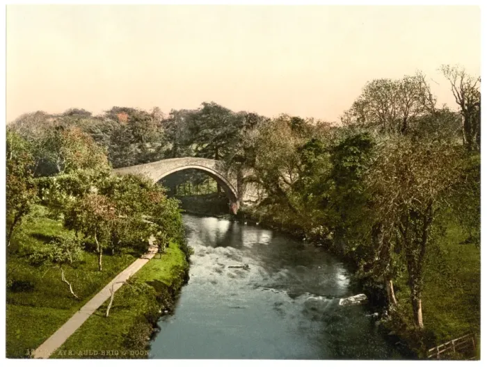 Framed Print : Auld Brig O Doon, Ayr, Scotland