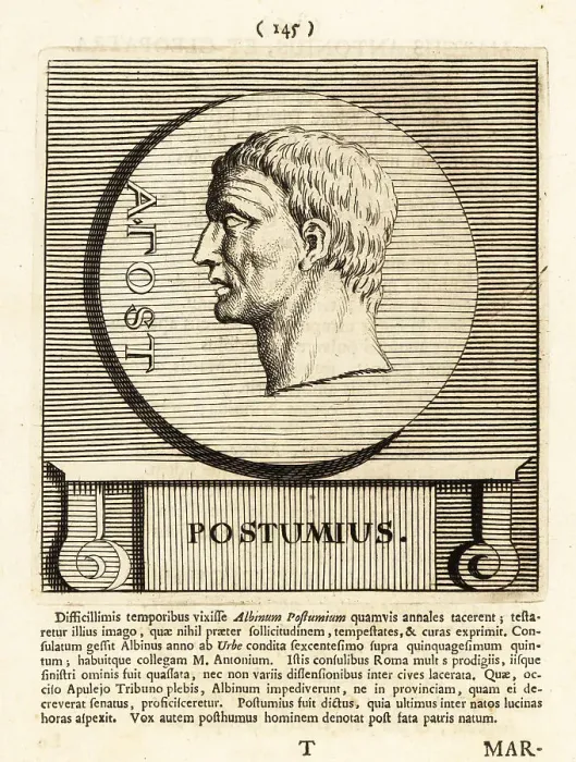 Framed Print : Aulus Postumius Albinus, Roman Consul Framed Print : Aulus Postumius Albinus, Roman Consul