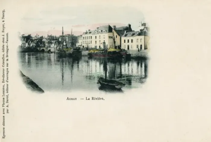 Framed Print : Auray, France - The river Framed Print : Auray, France - The river