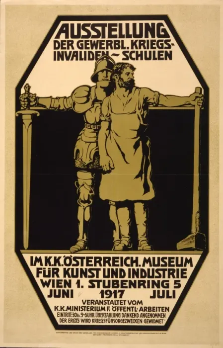 Framed Print : Ausstellung der gewerbl. Kriegsinvaliden Schulen Framed Print : Ausstellung der gewerbl. Kriegsinvaliden Schulen