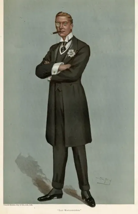 Framed Print : Austen Chamberlain / 1899 Framed Print : Austen Chamberlain / 1899