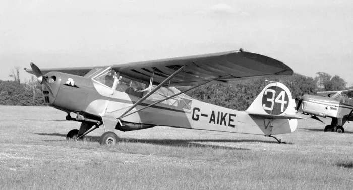 Framed Print : Auster 5 G-AIKE Framed Print : Auster 5 G-AIKE