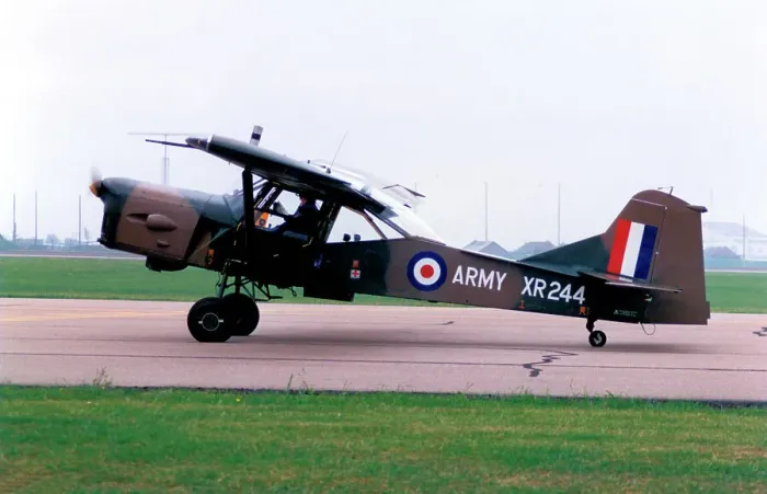 Framed Print : Auster AOP. 9 G-CICR - XR244 Framed Print : Auster AOP. 9 G-CICR - XR244