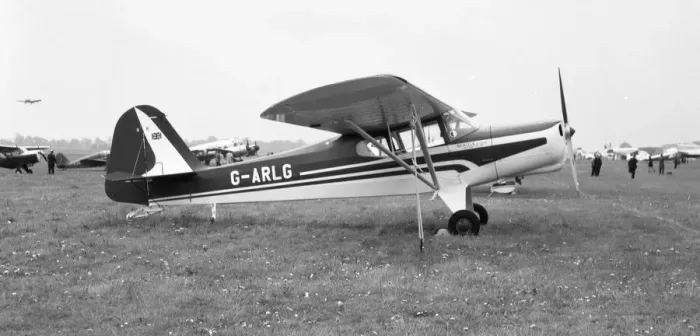 Framed Print : Auster D. 4-108 G-ARLG Framed Print : Auster D. 4-108 G-ARLG