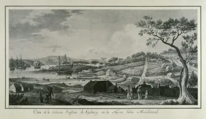 Framed Print : Australia (18th c. ). English colony of New South Framed Print : Australia (18th c. ). English colony of New South