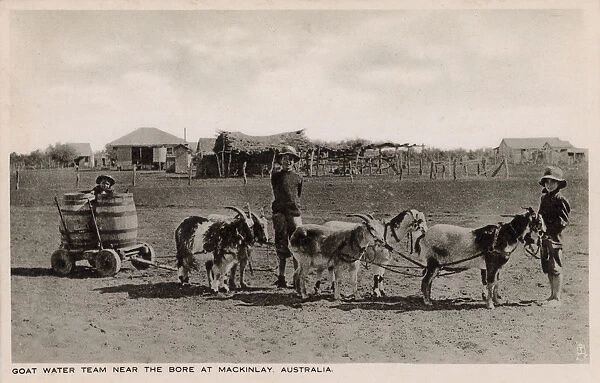 Australia - Goat Water Team near the Bore at Mckinlay