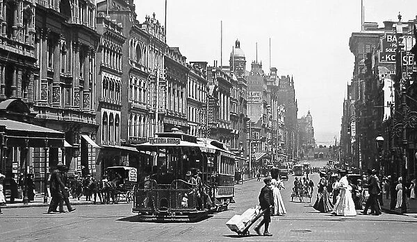 Australia Melbourne Collins Street pre-1900