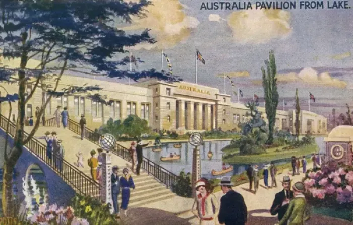 Framed Print : Australia Pavilion, British Empire Exhibition, Wembley Framed Print : Australia Pavilion, British Empire Exhibition, Wembley