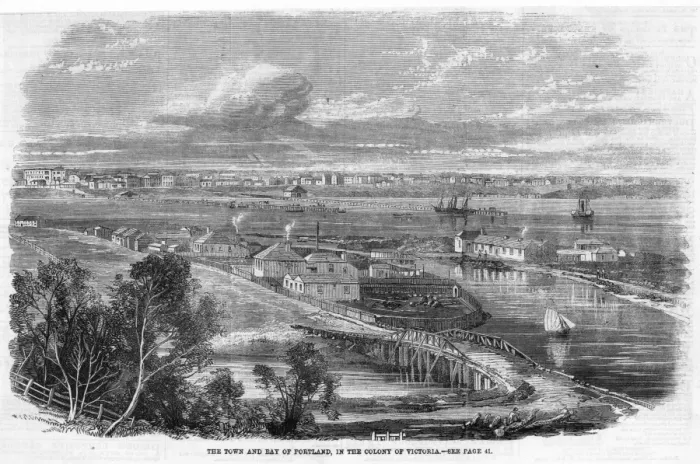 Framed Print : Australia Portland Framed Print : Australia Portland
