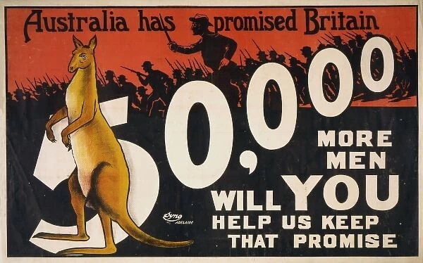Australia has promised Britain 50, 000 more men; will you help