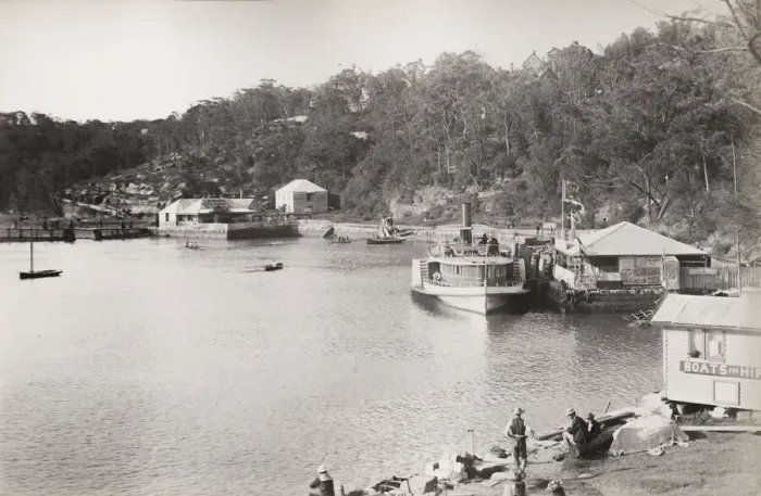 Framed Print : Australia - Sydney area. Captioned Mussmans Bay Framed Print : Australia - Sydney area. Captioned Mussmans Bay