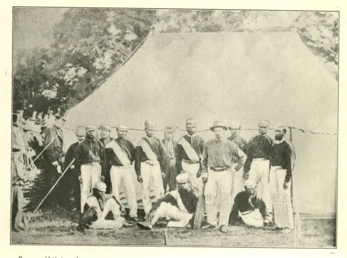 Framed Print : The Australian Aborigines Cricket Team 1868 Framed Print : The Australian Aborigines Cricket Team 1868