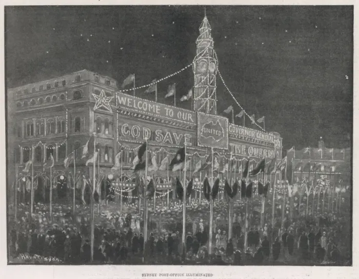 Framed Print : Australian Commonwealth celebrations Framed Print : Australian Commonwealth celebrations