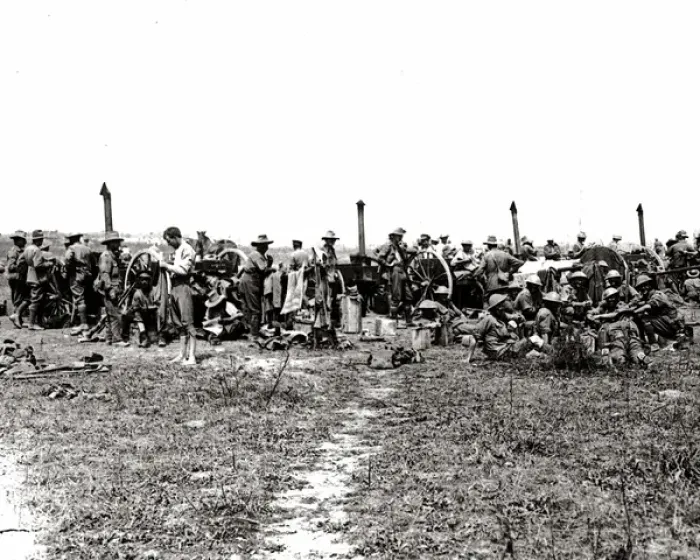 Framed Print : Australian cookhouse on Western Front, WW1 Framed Print : Australian cookhouse on Western Front, WW1