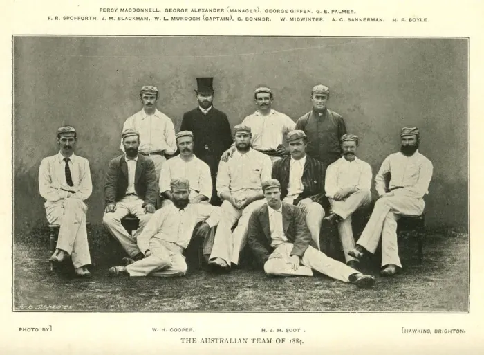 Framed Print : The Australian Cricket Team 1884 Framed Print : The Australian Cricket Team 1884