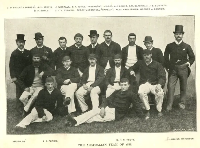 Framed Print : The Australian Cricket Team 1888 Framed Print : The Australian Cricket Team 1888